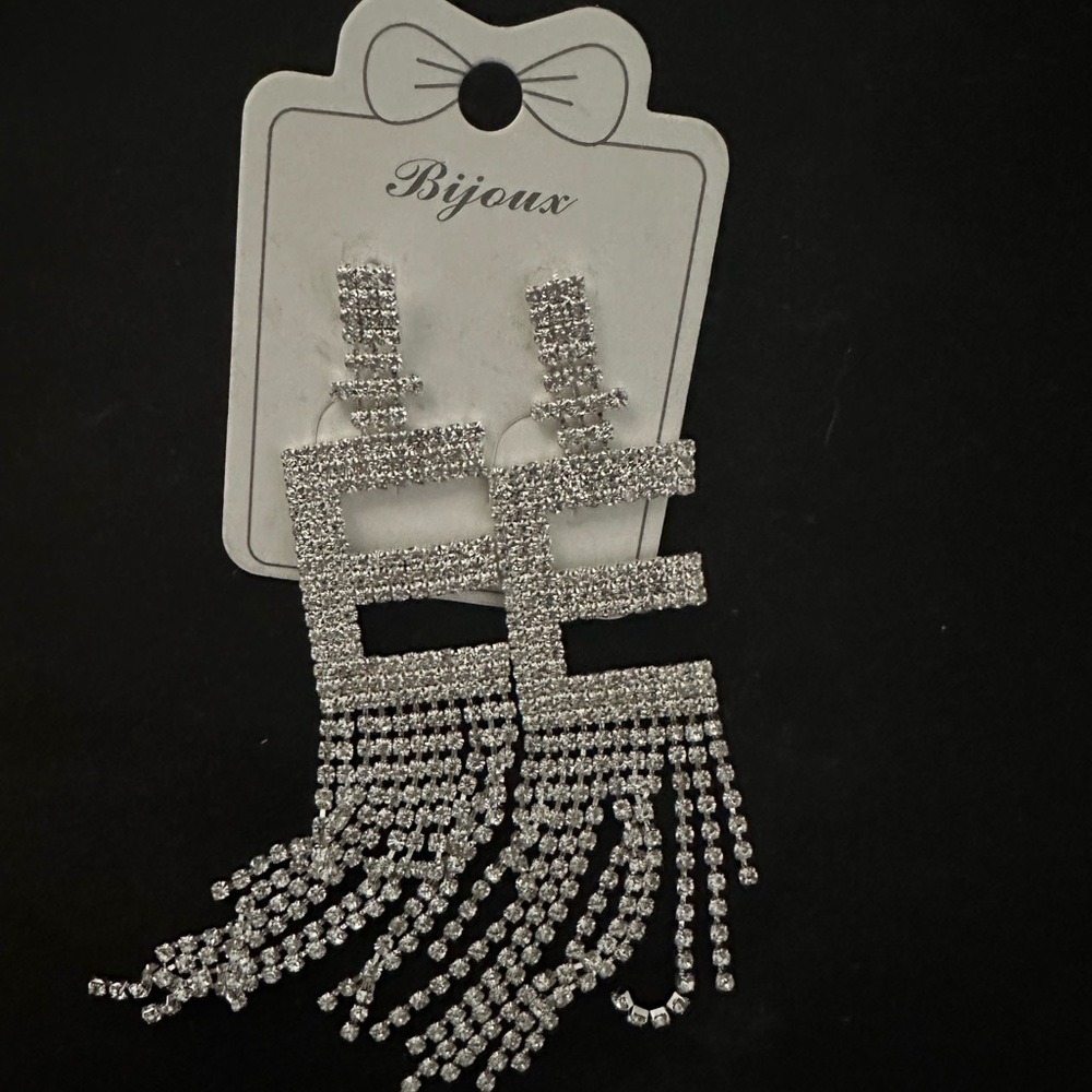 E Letter Earrings Mix and Match, Initial, Silver Earrings